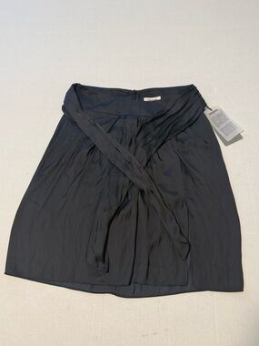 Zadig & Voltaire Black Tie-Waist Mini Skirt